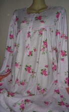 Frottee Nachthemd Langarm