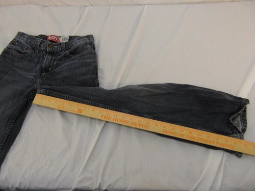 Children Unisex Levi's 527 Boot Cut Denim 100% Cotton Jeans 12 Regular 32562 - Picture 3 of 12