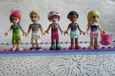 LEGO FRIENDS JOBLOT OF 5 DOLLS/MINI FIGURES 4 GIRLS 1 BOY #3