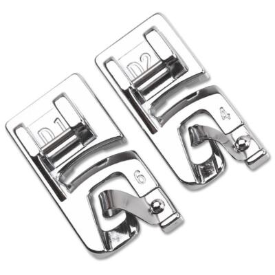 Janome Säumer Nähfuß Set (4mm/6mm) schmal, exakt Einfassen für 7mm Nähmaschinen
