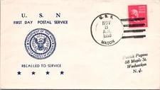 USS Macon 1950 - First Day Postal Service - J3782