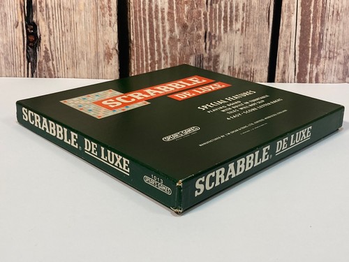 Scrabble Deluxe Board Game 1973 Vintage Spears Games Complete - Picture 8 of 10