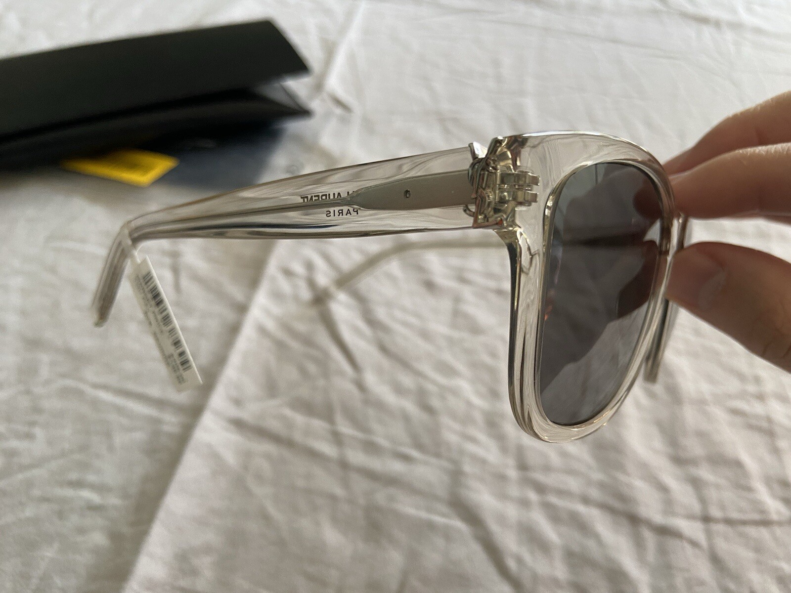 SAINT LAURENT Occhiali da sole Saint Lauren YSL logo chiaro quadrato SL M68