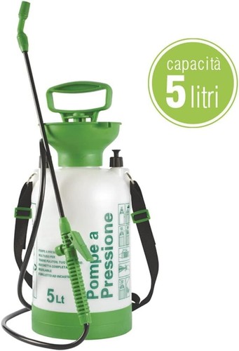 Verdelook POMPA a PRESSIONE per IRRORAZIONE DISERBO GIARDINO e ORTO Lenny 5L - Foto 4 di 4