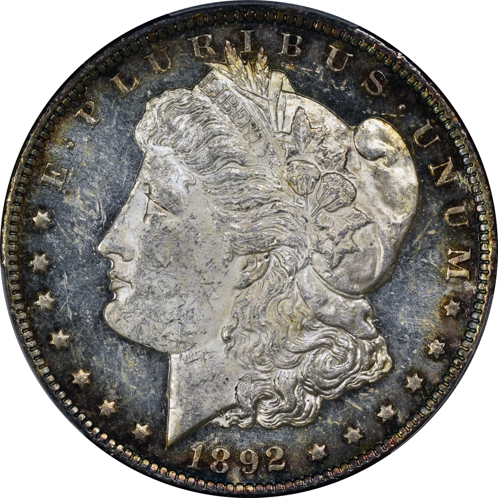 1892-CC Morgan Dollar  PCGS MS 61DMPL Tough CC DMPL!!