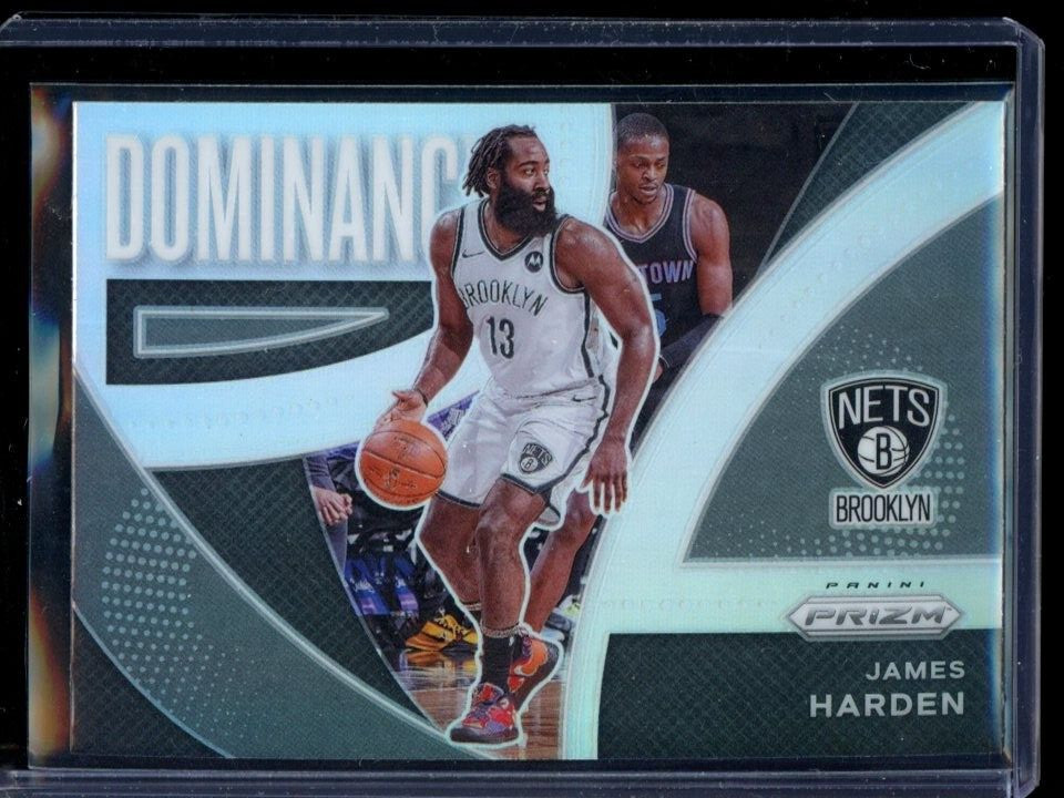 2021-22 Panini Prizm #2 James Harden Dominance Silver Prizm - Brooklyn Nets