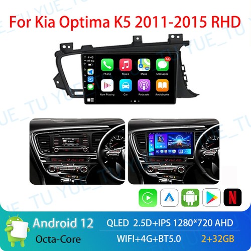 9" Android 12 Car Stereo Radio for Kia Optima K5 2011-2015 RHD GPS NAVI Carplay - Picture 1 of 10