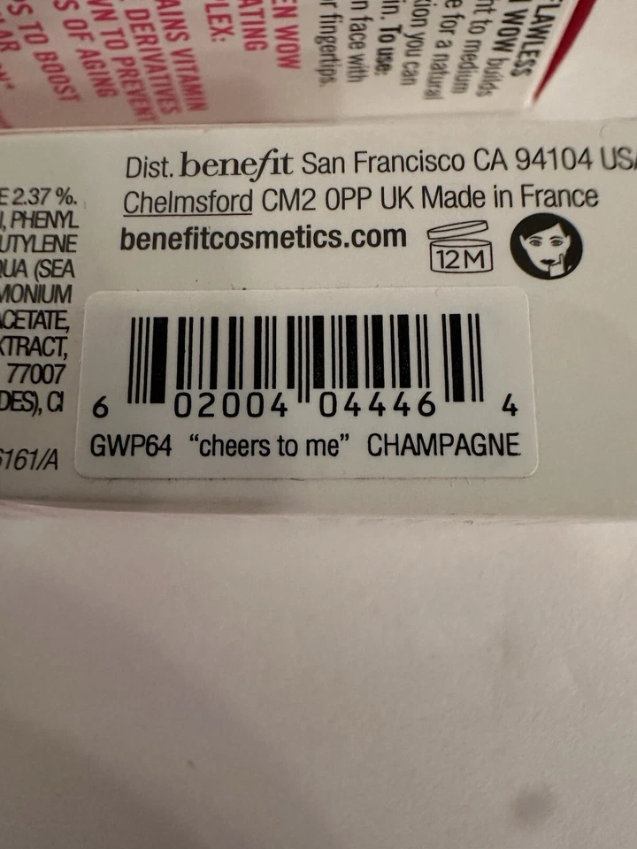 2 New BENEFIT HELLO FLAWLESS OXYGEN WOW SPF25 BRIGHTENING MAKEUP .17oz Champagne - Image 2 of 4