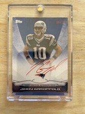 2014 TOPPS ROOKIE PREMIERE PHOTO SHOOT RED AUTOGRAPH JIMMY GAROPPOLO 9/10 RC