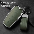 Metal Leather Car Key Case Cover For VW Volkswagen Phideon car key case protect