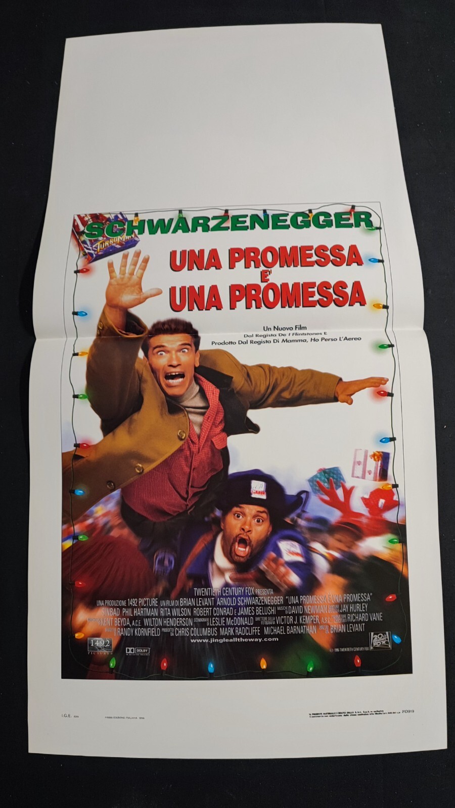 Locandina originale film Una promessa è una promessa (1996) - Regia di Brian Levant