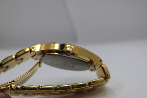 Vintage Precision By Gruen Gold Tone Diamond Dial Watch Gp5049p New Batt - Picture 5 of 6