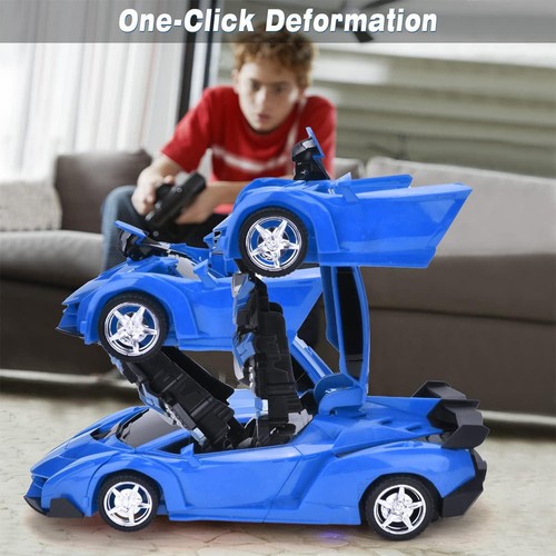 Remote Control Car, RC Transformer Cars Toy For Kids, 360° Rotating Deformation - Picture 4 of 12