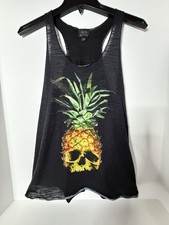 Camiseta sin mangas Pretty Attitude Piña Calavera - Talla SM