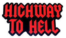 AC/DC Logo Die Cut LARGE Sticker Decal Official Heavy Metal Rock Bands ACDC