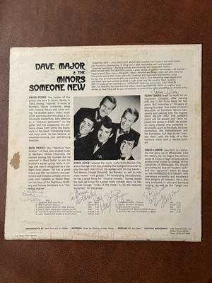 Dave Major & The Minors- Someone New Jazz Lounge SIGNED 1970 BCS-310 Vinyl 12''