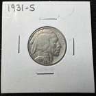 1931-S Buffalo Nickel 5C raw and ungraded￼