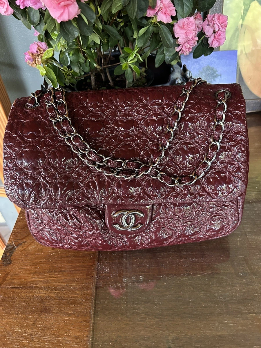 ♡*♡様 シャネル CHANEL バーガンディ スパンコール トートバッグ CHANEL Leather Exterior Red Bags & Handbags for Women for sale | eBay