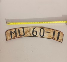 Altes Kennzeichen Motorrad um 1940/50