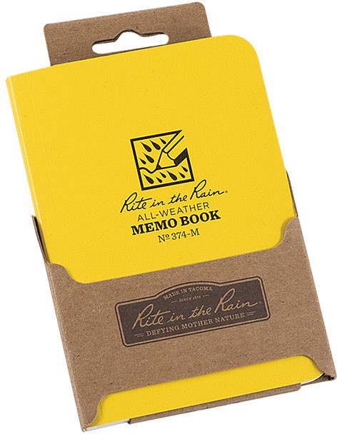 Блокнот Rite In The Rain Field Flex Memo Book - Водонепроницаемый, прочный журнал размером 3,5х5 см для