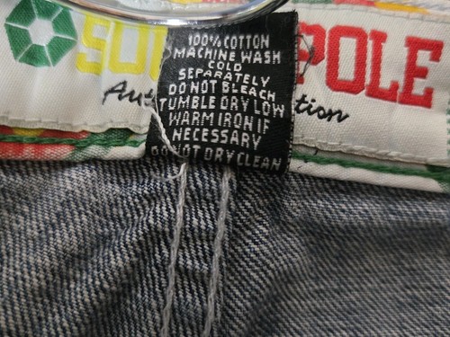 Southpole Authentic Jeans Mens 38x31 Y2K Baggy Pants Rainbow Embroidered Wide - Picture 17 of 22