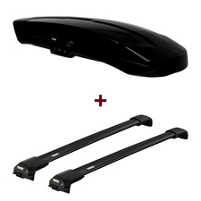 Dachbox Thule Vector L + Dachträger Thule für Honda Civic Aerodeck VI MB/MC set