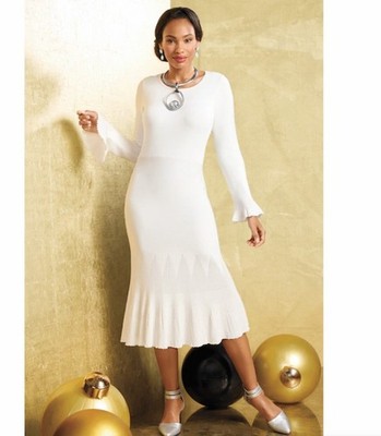 2X PLUS Ashro Ivory Formal Wedding Church Party Janessa Fit&Flare Sweater Dress | eBay 2X PLUS Ashro Ivory Formal Wedding Church Party Janessa Fit&Flare Sweater Dress | eBay