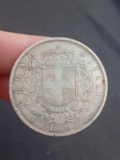Superbe monnaie de 5 Lire 1873 Vittorio Emanuele II