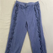 Matilda Jane Navy Blue Girls Size 8 Leggings Ruffle detail