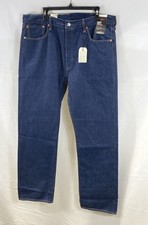 Levi's Men's 501 Original Premium Jeans Dark Wash Button Fly NWT Sz 38x32