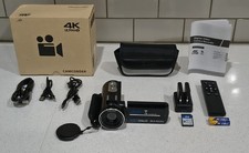 Digital 4K Hd Video Camera WiFi Recorder Camcorder 56MP 18X Black DV Handycam