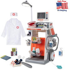 STEM Doctor Playset for Kids - Interactive Doctor Kit with LED Lights  Sounds,