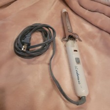 Vintage 80 s Windmere 3/8 Inch Dry Iron Curling Iron White And Chrome Working