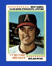 1978 Topps Set-Break #  6 Nolan Ryan Record Breaker VG-VGEX *GMCARDS*