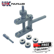 Spring Loaded Clamp Type Knurling Tool 2" Capacity + 4 Spare Knurls