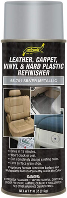 S.M. Arnold Refinishing Spray Paint - SILVER METALLIC 11 Oz. - for Leather, Carp