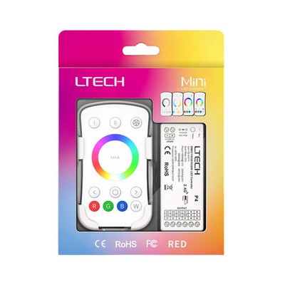 LTECH M4A+P4 LED RGBW Funk Set Fernbedienung Empfänger 12V 24V 48V Controller