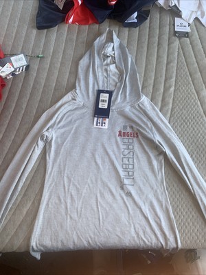 Majestic Kids Medium Angels Long sleeve Hoodie Shirt MSRP $69.99