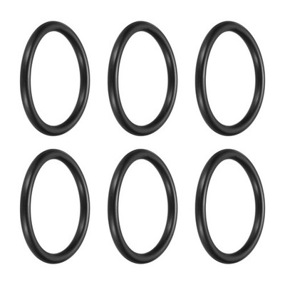 6Pcs AS-326 Nitrile Rubber O-Rings, 1-5/8'' ID 2'' OD 3/16'' Width for Sealing