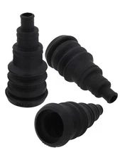 Adjustable Firewall Boot Grommet Set Fits 1 to 3/8 Wire Bundles 3 Pieces