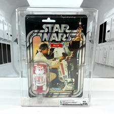 Vintage Star Wars 1977 Kenner R5-D4 Loose with Cardback Graded CAS 80