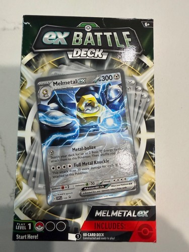 1 TCG Pokemon Ex Battle Deck MELMETAL EX 60 CARD DECK