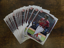 2023 Bowman Baseball 15 CARD LOT - BP-42 Ruben Santana Arizona Diamondbacks 1st