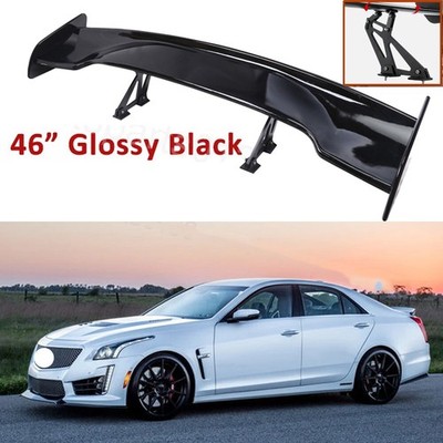Glossy Black 46 ''GT-Style Rear Trunk Spoiler Racing Wing For Cadillac CTS ATS