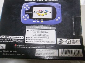 Bandai WonderSwan Swan Crystal Blue Violet Console System Power On Tested Japan