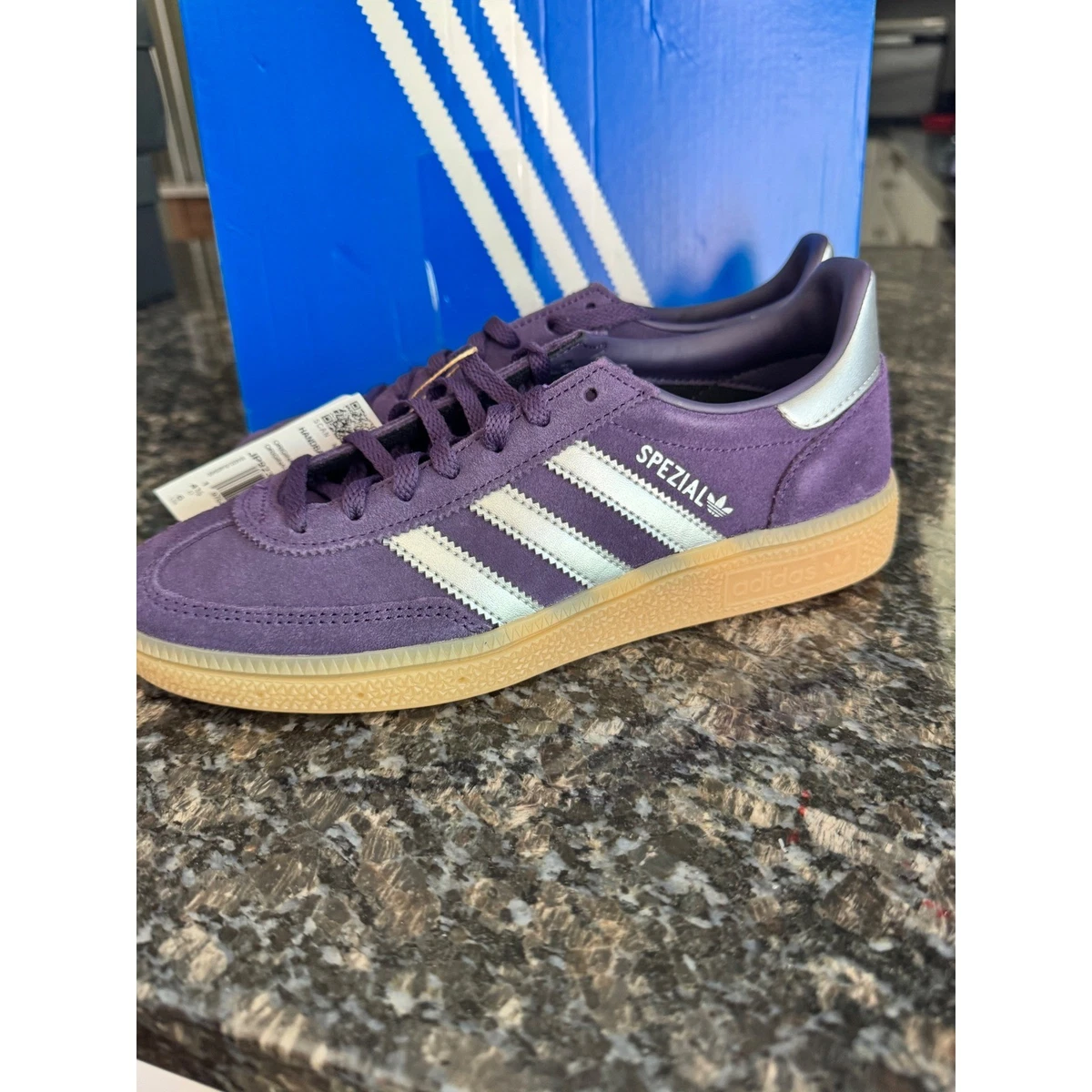 adidas gazelle silver green womens Shop Purple Womens adidas NMD R1 Lace Up Sneakers – Shoebacca main image 1