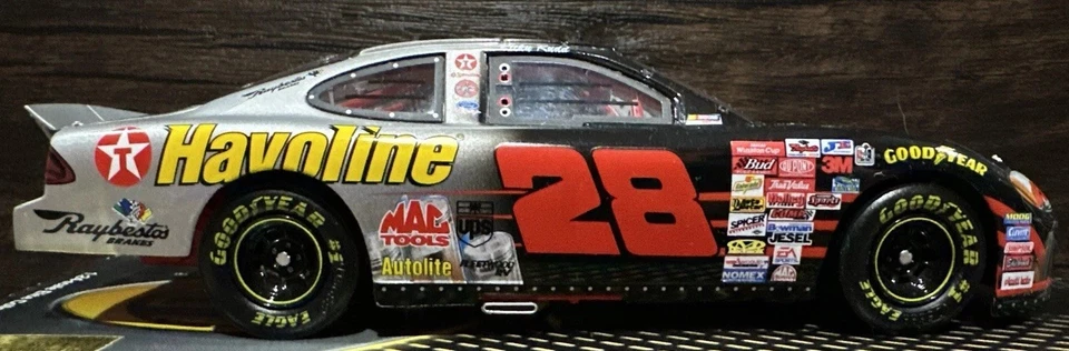 2001 Ricky Rudd Texaco Bud Shootout Ford Taurus 1/24 Action Elite Nascar Diecast - Image 4 of 4