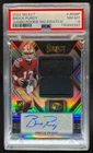2022 Select Brock Purdy Jumbo Rookie Jersey Silver Prizm Auto RC #/99 PSA 8