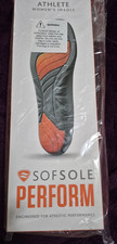 SofSole Perform Athlete arch Full Length Shoe Insoles Womens 8-11 NIB