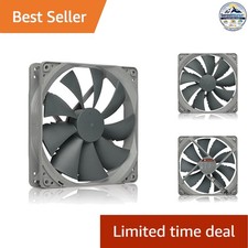 Quiet 140mm Computer Fan Non PWM 140x140x25 mm 12V 3-Pin 1200 RPM